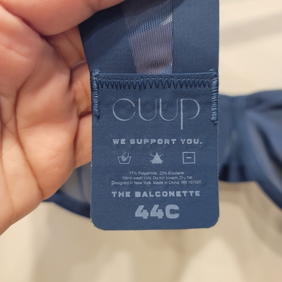 CUUP "The Balconette" Mesh Bra - 44C - Picture 4 of 7